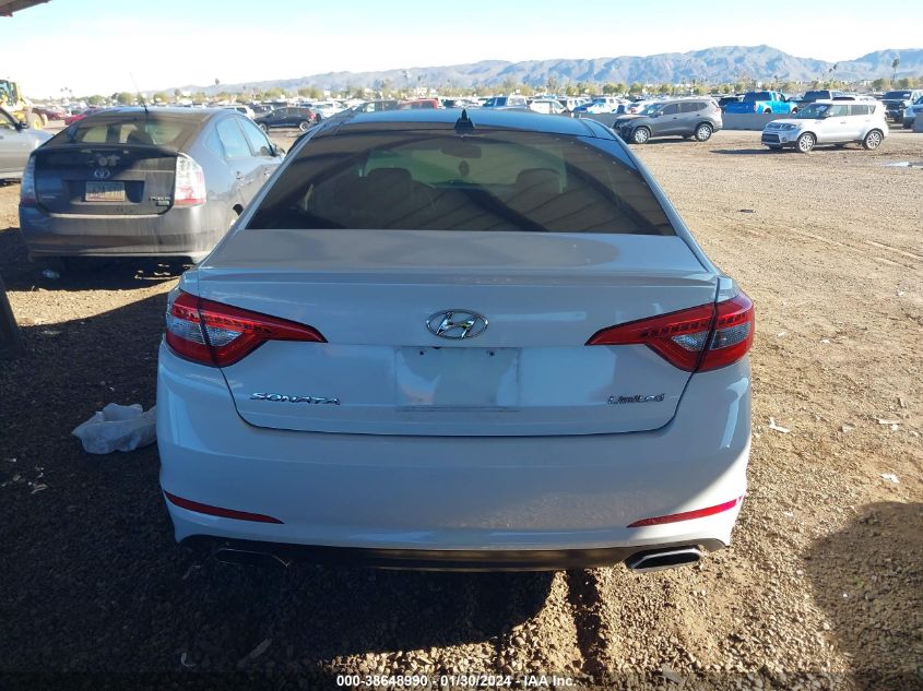 2015 HYUNDAI SONATA LIMITED - 5NPE34AFXFH026513