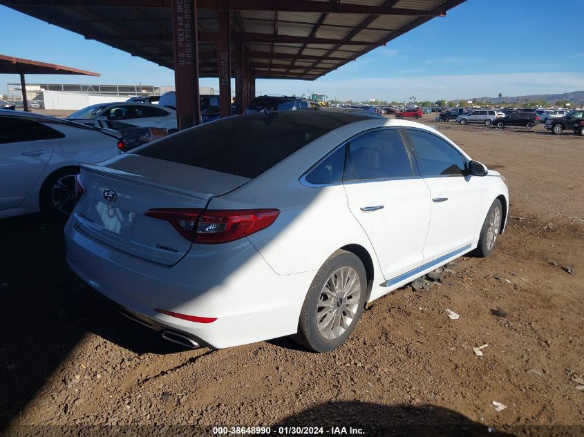 2015 HYUNDAI SONATA LIMITED - 5NPE34AFXFH026513