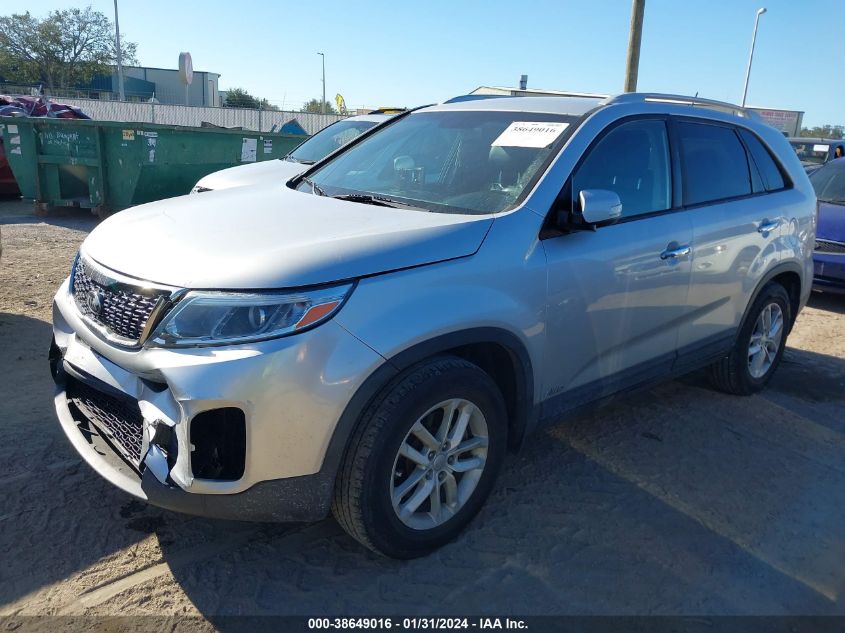 2014 KIA SORENTO LX - 5XYKTCA65EG547285