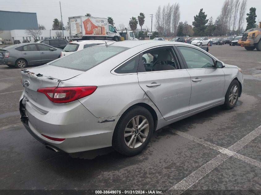 2017 HYUNDAI SONATA - 5NPE24AF1HH444254