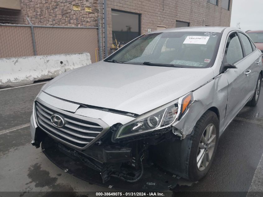 2017 HYUNDAI SONATA - 5NPE24AF1HH444254