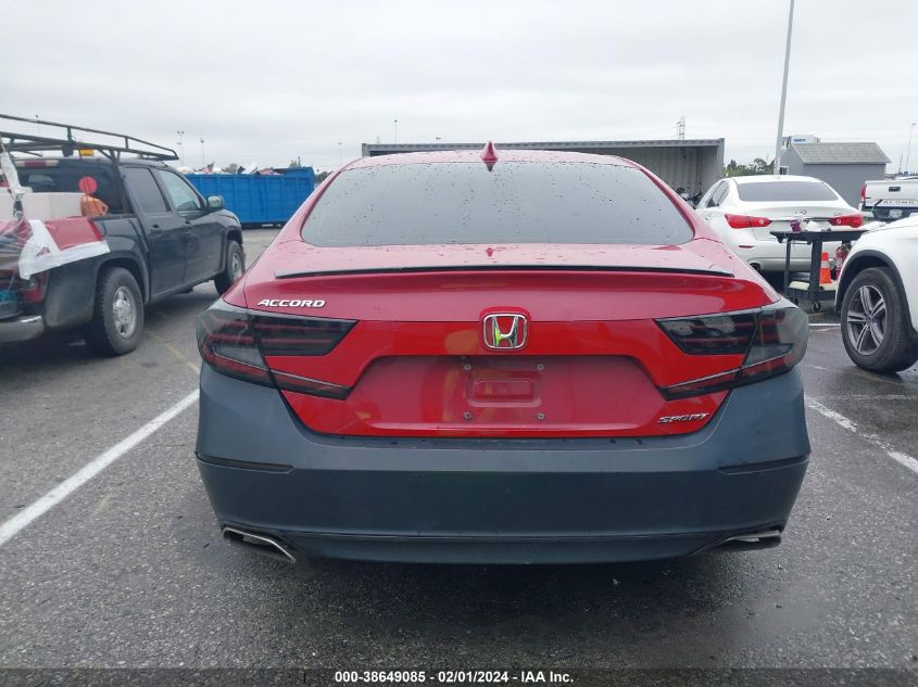2018 HONDA ACCORD SPORT - 1HGCV1F31JA217690