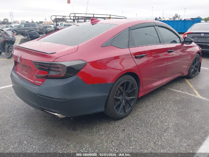 2018 HONDA ACCORD SPORT - 1HGCV1F31JA217690