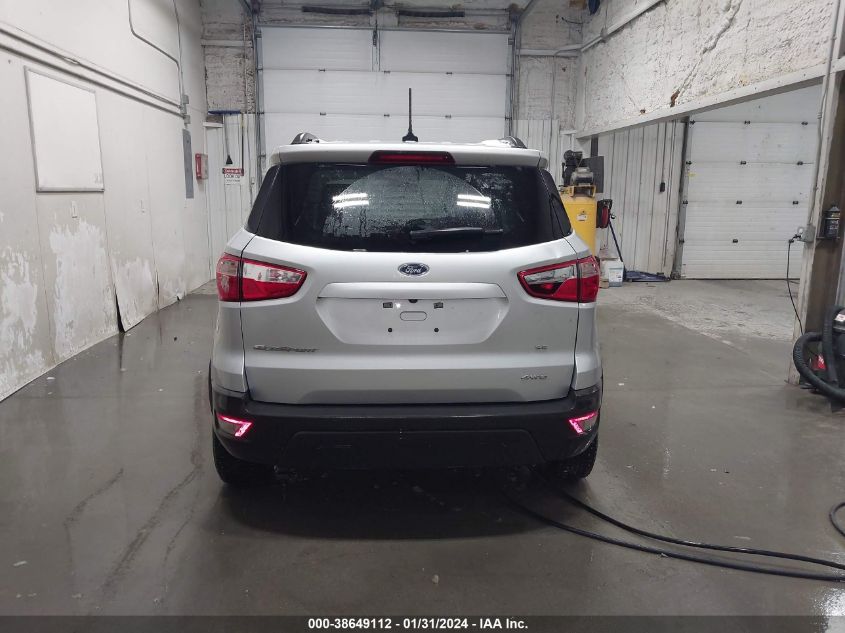 2020 FORD ECOSPORT SE - MAJ6S3GL9LC344893