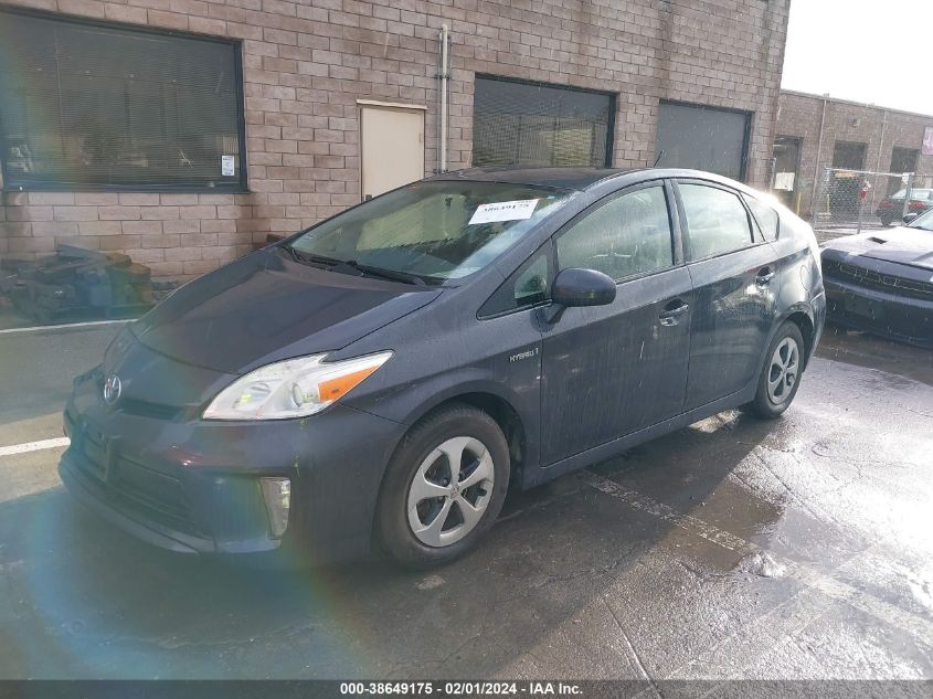 2013 TOYOTA PRIUS TWO - JTDKN3DU8D1623715