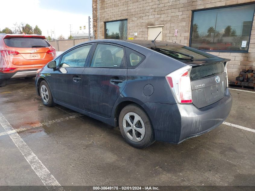 2013 TOYOTA PRIUS TWO - JTDKN3DU8D1623715
