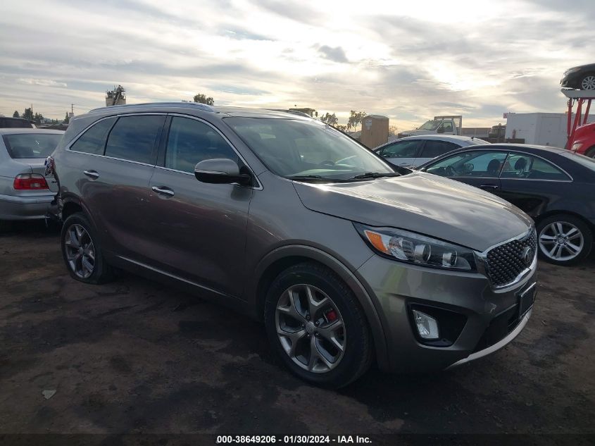 2017 KIA SORENTO 3.3L SX - 5XYPK4A50HG297643