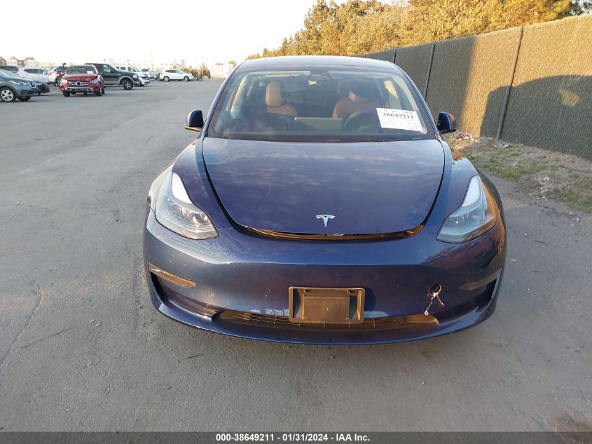 2023 TESLA MODEL 3 REAR-WHEEL DRIVE - 5YJ3E1EA3PF519495