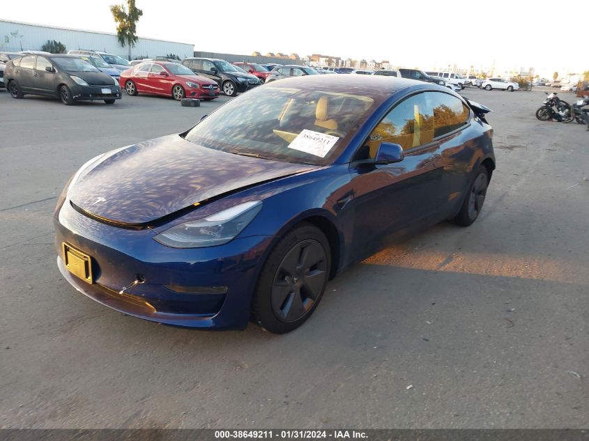 2023 TESLA MODEL 3 REAR-WHEEL DRIVE - 5YJ3E1EA3PF519495