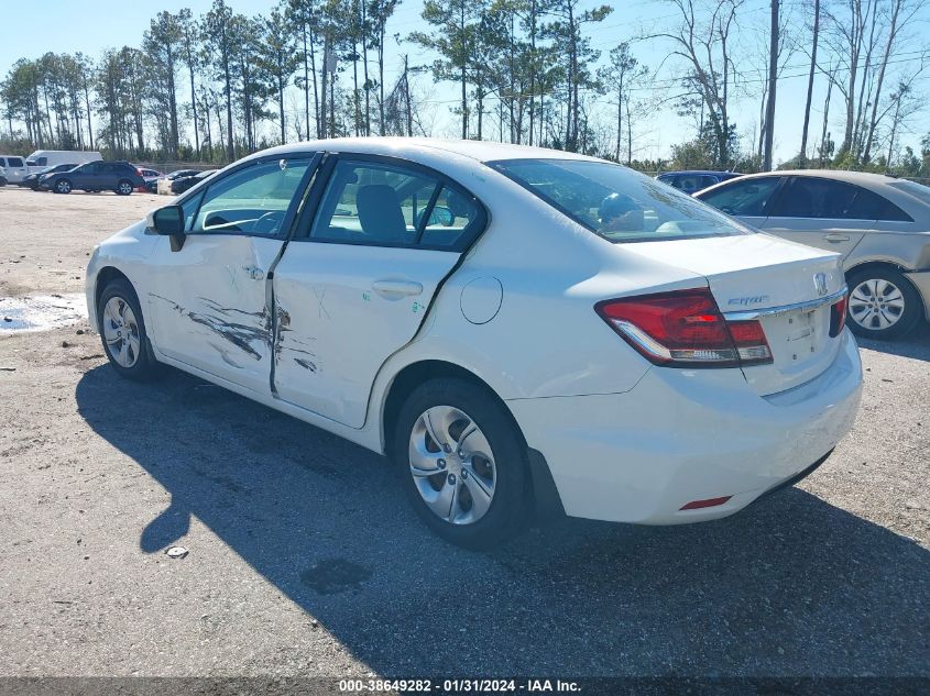 2014 HONDA CIVIC LX - 2HGFB2F58EH514542
