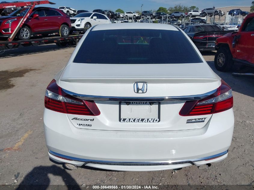 2017 HONDA ACCORD SPORT SE - 1HGCR2F17HA212206