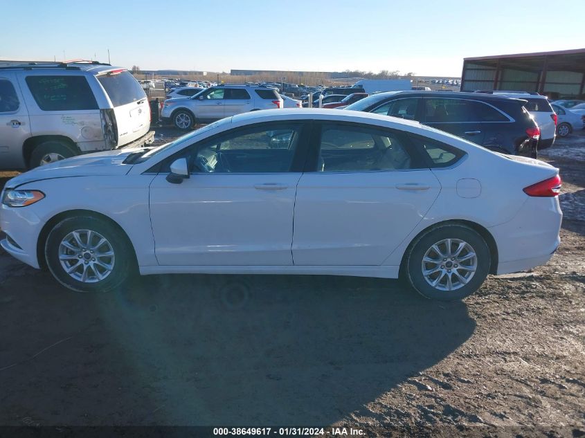 2017 FORD FUSION S - 3FA6P0G75HR386926