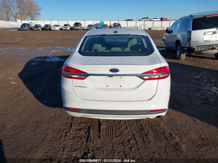 2017 FORD FUSION S - 3FA6P0G75HR386926