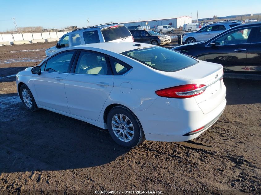 2017 FORD FUSION S - 3FA6P0G75HR386926