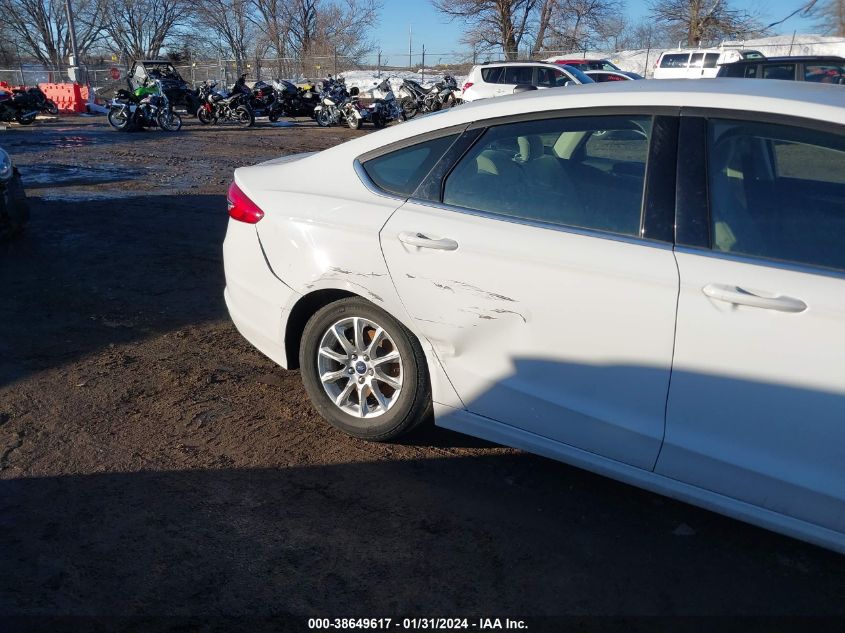 2017 FORD FUSION S - 3FA6P0G75HR386926