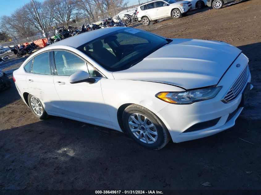 2017 FORD FUSION S - 3FA6P0G75HR386926