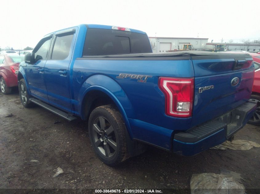 2016 FORD F-150 SUPERCREW - 1FTEW1EP8GFC09395