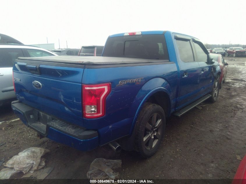 2016 FORD F-150 SUPERCREW - 1FTEW1EP8GFC09395