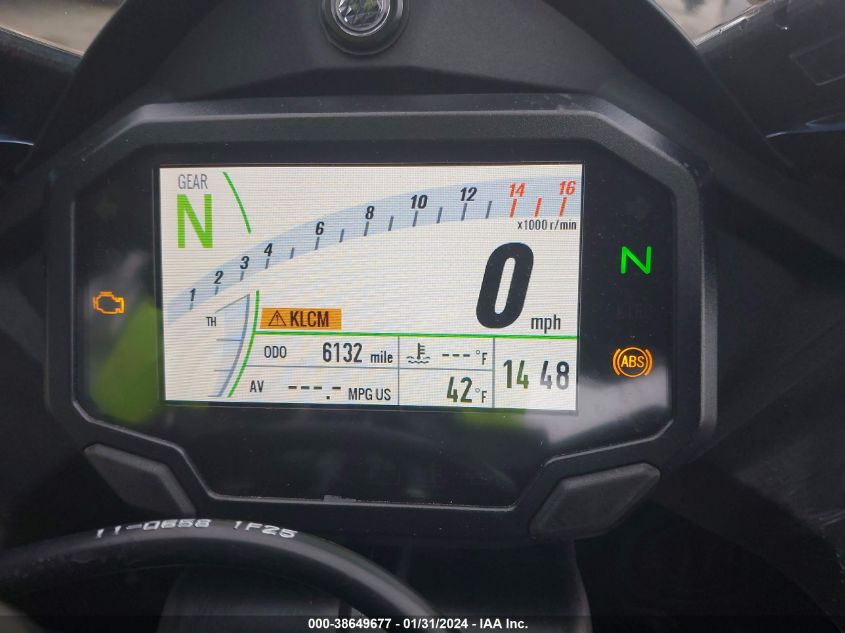 2021 KAWASAKI ZX1002 L - JKBZXVL12MA002102