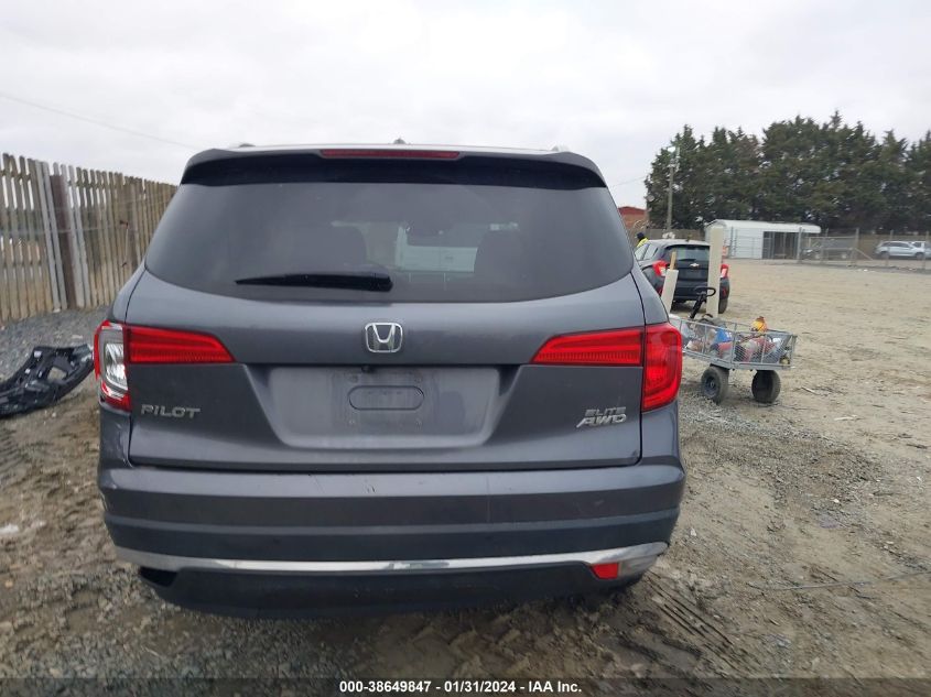 2016 HONDA PILOT ELITE - 5FNYF6H00GB117503