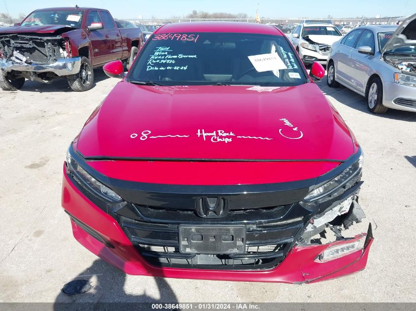 2019 HONDA ACCORD SPORT - 1HGCV1F32KA084889