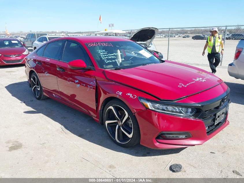 2019 HONDA ACCORD SPORT - 1HGCV1F32KA084889