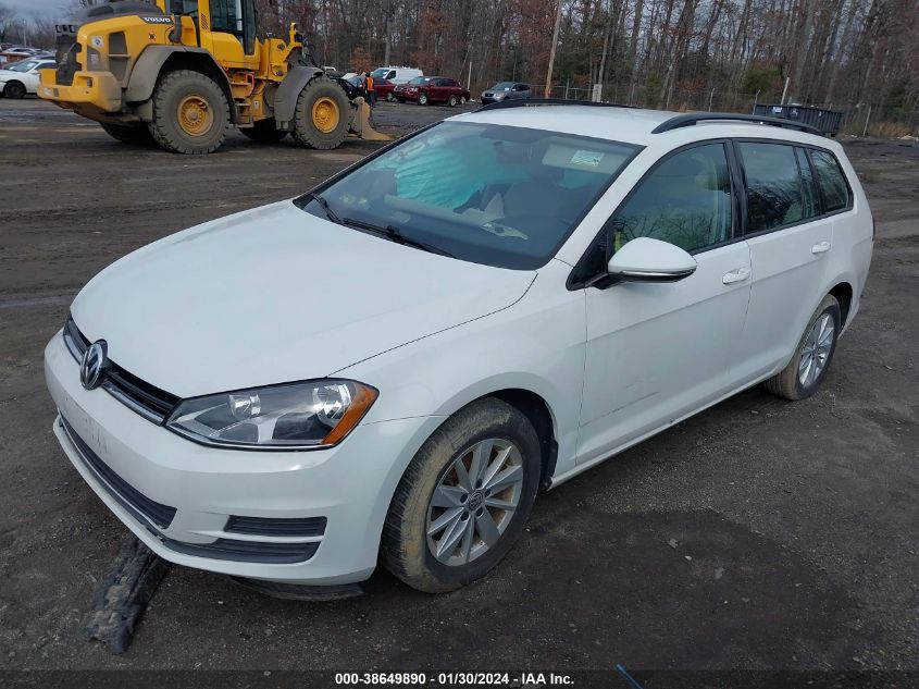 2016 VOLKSWAGEN GOLF SPORTWAGEN TSI S 4-DOOR 3VWC17AU2GM507023