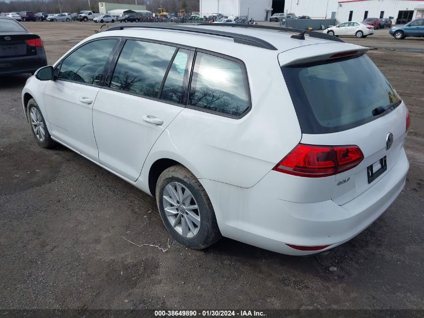 2016 VOLKSWAGEN GOLF SPORTWAGEN TSI S 4-DOOR 3VWC17AU2GM507023