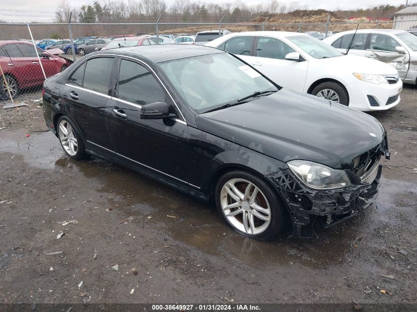 2013 MERCEDES-BENZ C 300 LUXURY 4MATIC/SPORT 4MATIC - WDDGF8AB0DR276987