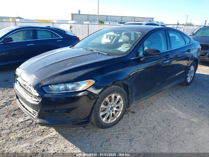 2016 FORD FUSION S - 3FA6P0G76GR324157