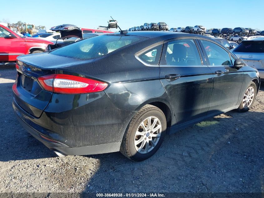 2016 FORD FUSION S - 3FA6P0G76GR324157