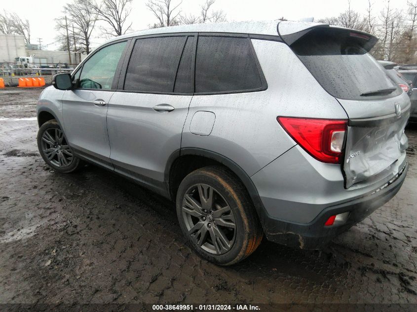 2020 HONDA PASSPORT EXL - 5FNYF8H50LB000537