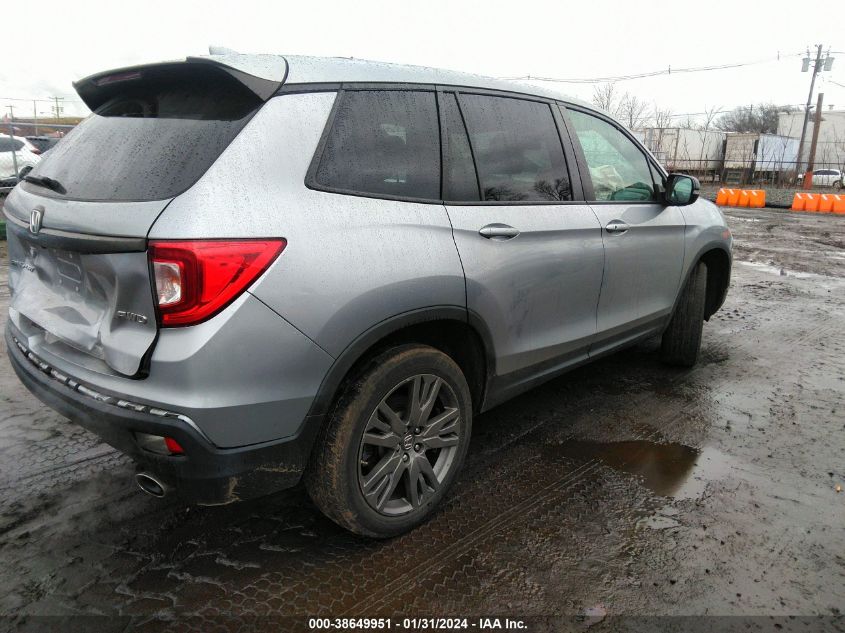 2020 HONDA PASSPORT EXL - 5FNYF8H50LB000537
