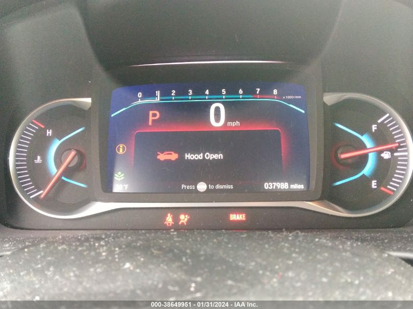2020 HONDA PASSPORT EXL - 5FNYF8H50LB000537