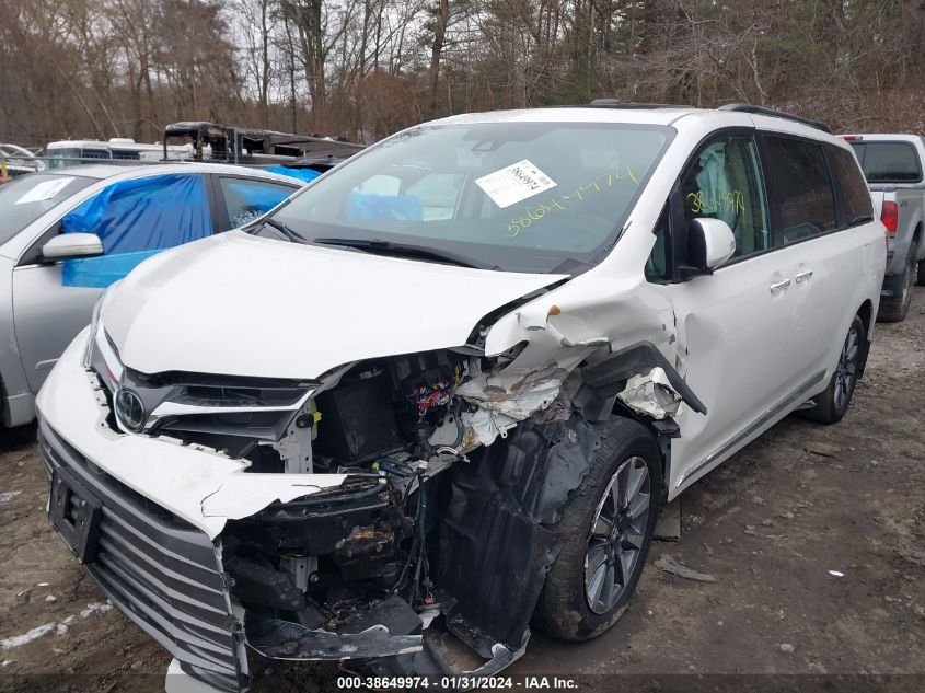 2020 TOYOTA SIENNA XLE/XLE PREMIUM/LIMITED/L - 5TDDZ3DC4LS242028