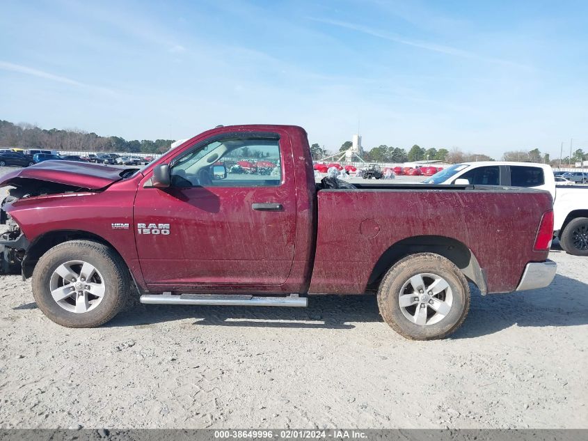 2017 RAM 1500 TRADESMAN REGULAR CAB 4X2 6'4 BOX - 3C6JR6AT4HG579224