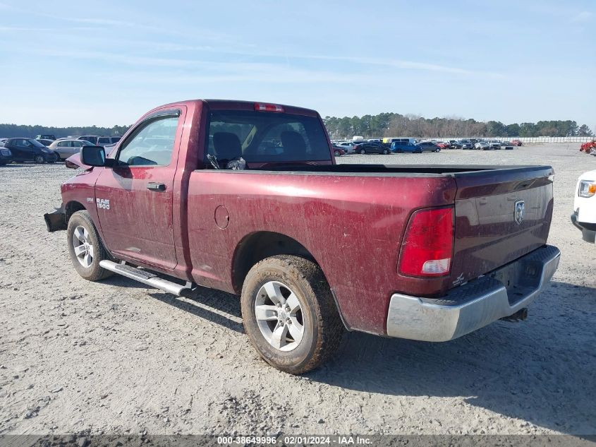 2017 RAM 1500 TRADESMAN REGULAR CAB 4X2 6'4 BOX - 3C6JR6AT4HG579224