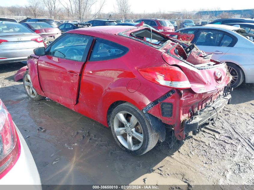 2013 HYUNDAI VELOSTER - KMHTC6AD6DU173556