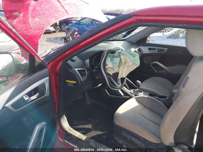2013 HYUNDAI VELOSTER - KMHTC6AD6DU173556