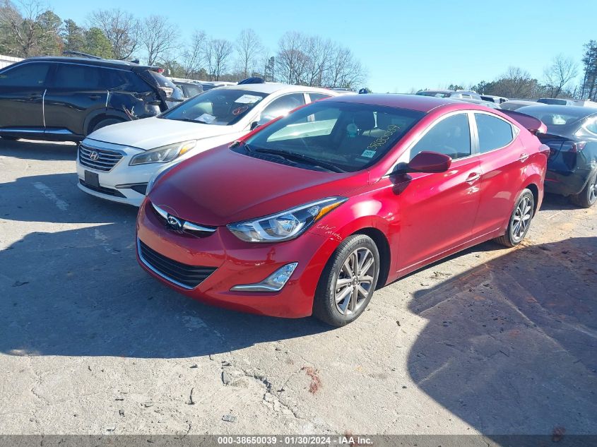 2016 HYUNDAI ELANTRA SE - 5NPDH4AE1GH774749