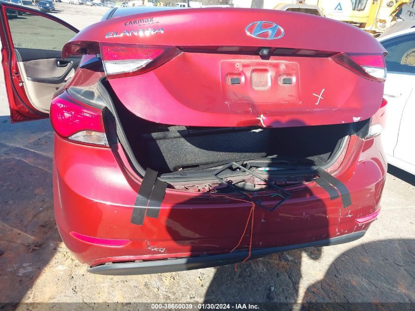 2016 HYUNDAI ELANTRA SE - 5NPDH4AE1GH774749