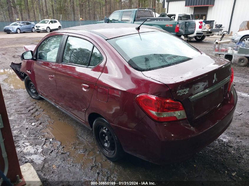 2020 MITSUBISHI MIRAGE G4 ES - ML32F3FJ7LHF07711