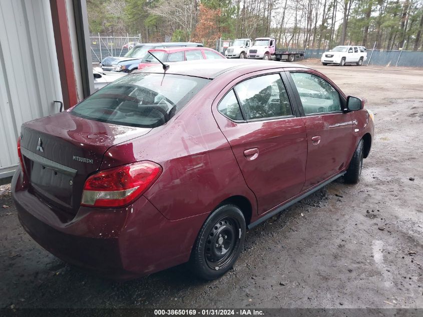 2020 MITSUBISHI MIRAGE G4 ES - ML32F3FJ7LHF07711
