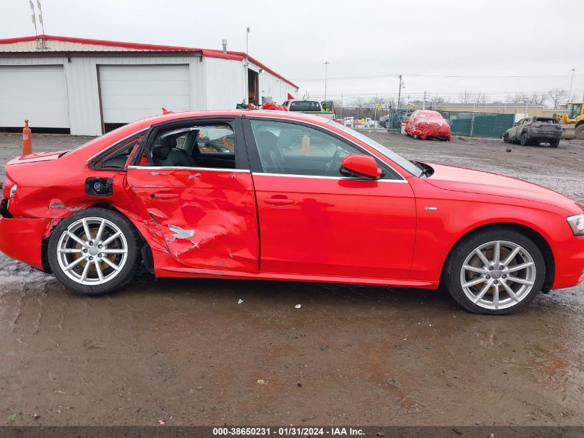 2016 AUDI A4 PREMIUM PLUS S-LINE - WAUFFAFL5GN001767