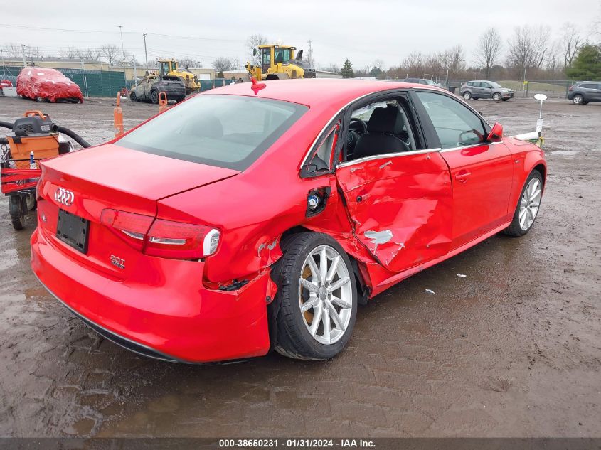 2016 AUDI A4 PREMIUM PLUS S-LINE - WAUFFAFL5GN001767