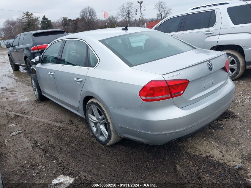 2014 VOLKSWAGEN PASSAT 2.0L TDI SE - 1VWBN7A39EC098069