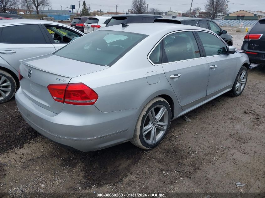 2014 VOLKSWAGEN PASSAT 2.0L TDI SE - 1VWBN7A39EC098069