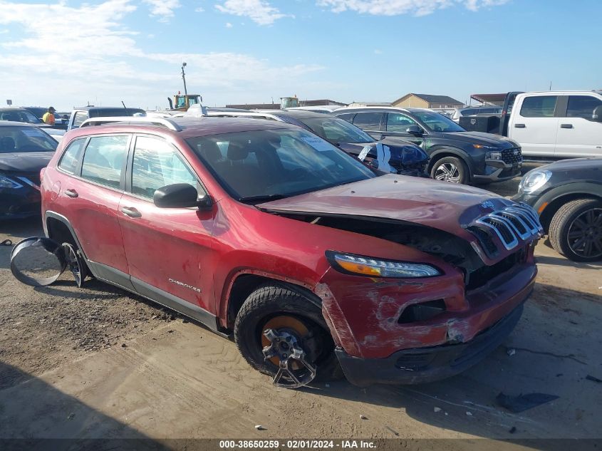 2015 JEEP CHEROKEE SPORT - 1C4PJLAB6FW608589
