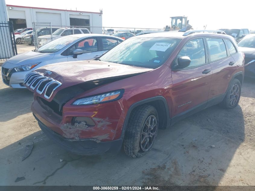 2015 JEEP CHEROKEE SPORT - 1C4PJLAB6FW608589