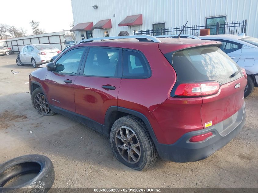 2015 JEEP CHEROKEE SPORT - 1C4PJLAB6FW608589